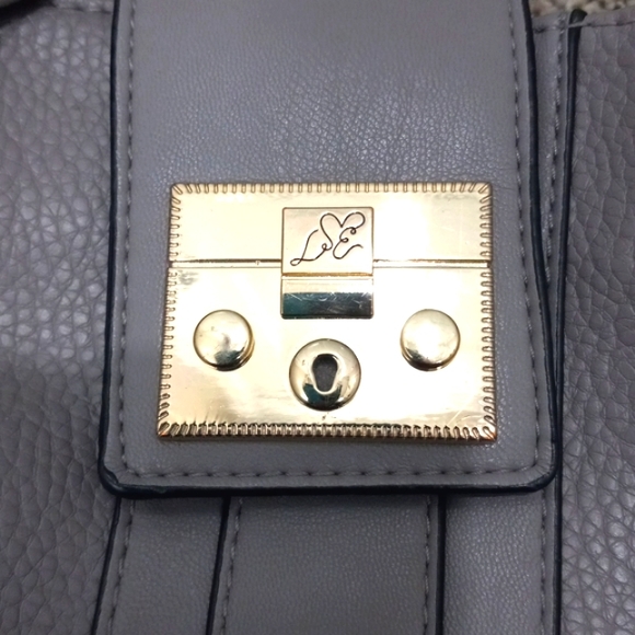 Lobby Edelman Grey Purse Drop Cross Body smaller Bag - Picture 5 of 7